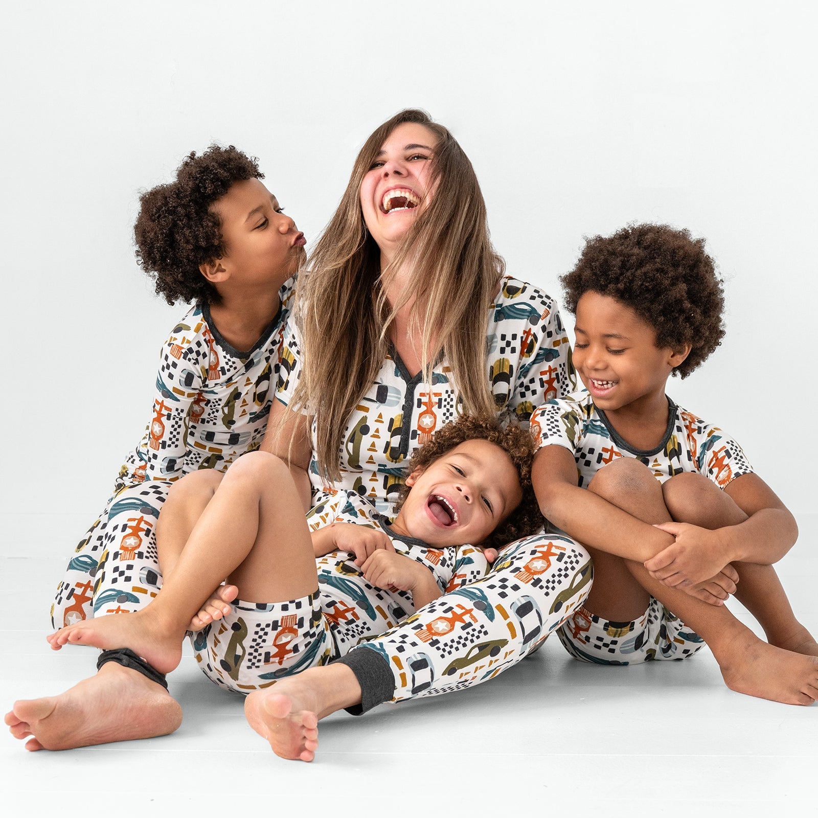 Fast Lane Women's Short Sleeve Pajama Top