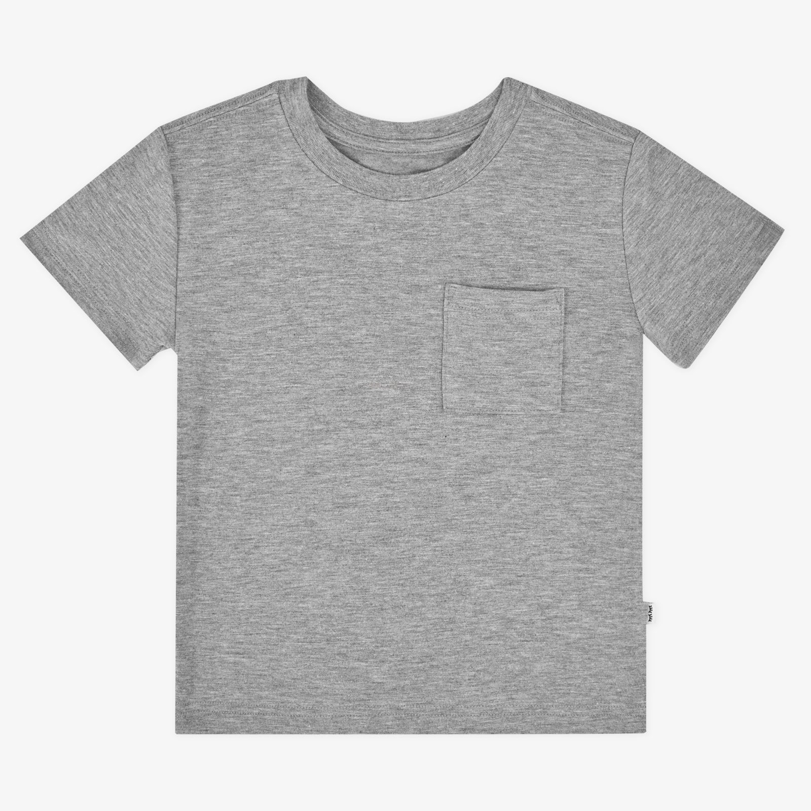 Heather Gray Relaxed Pocket Tee