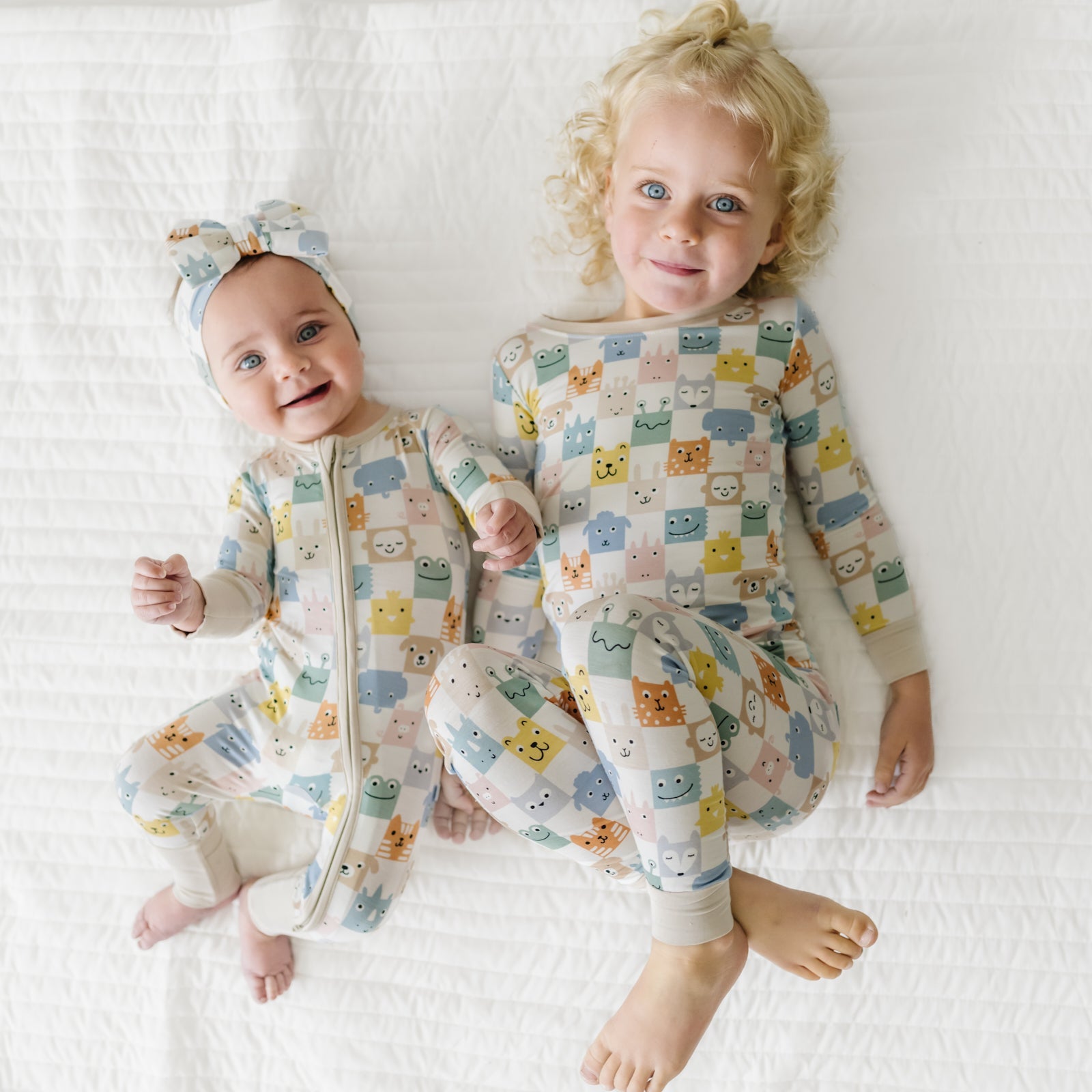 Check Mates Two-Piece Pajama Set