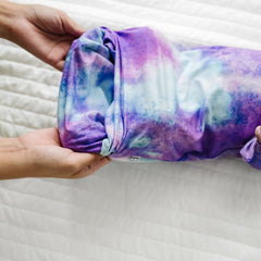 Purple Watercolor Infant Gown