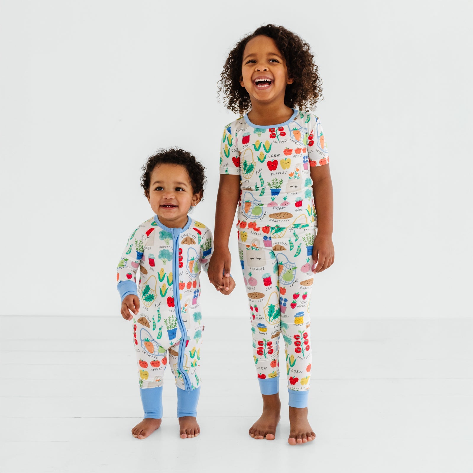 Farmers Market Two-Piece Short Sleeve Pajama Set