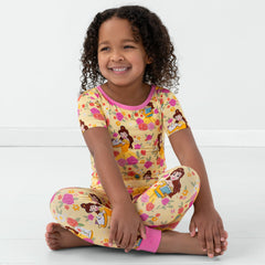 Disney Princess Belle Two-Piece Short Sleeve Pajama Set