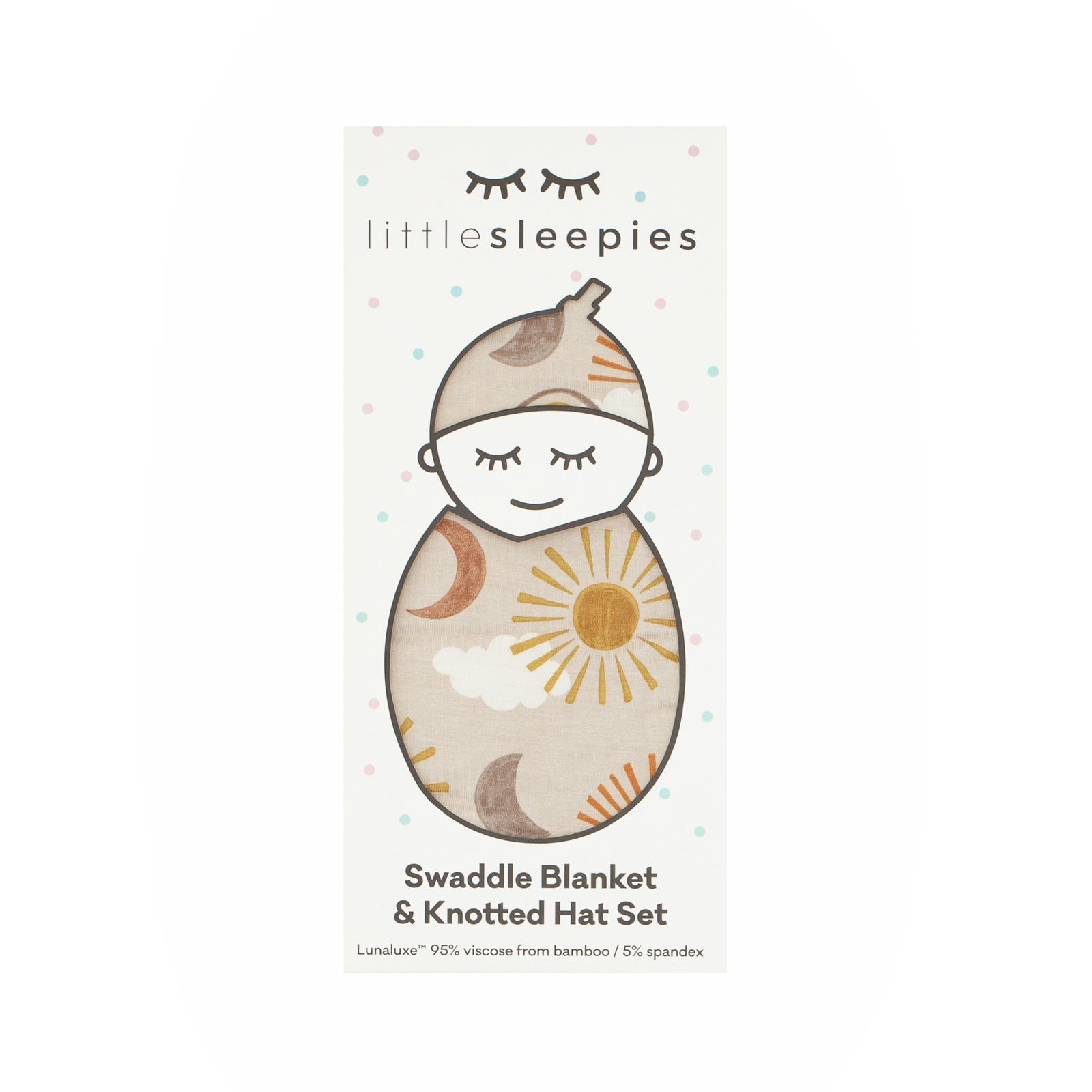 Desert Sunrise Swaddle & Hat Set