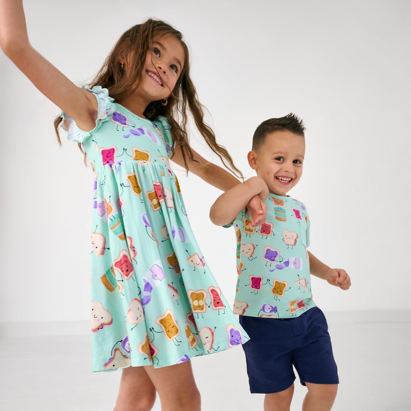 Lunch Buddies Flutter Twirl Dress