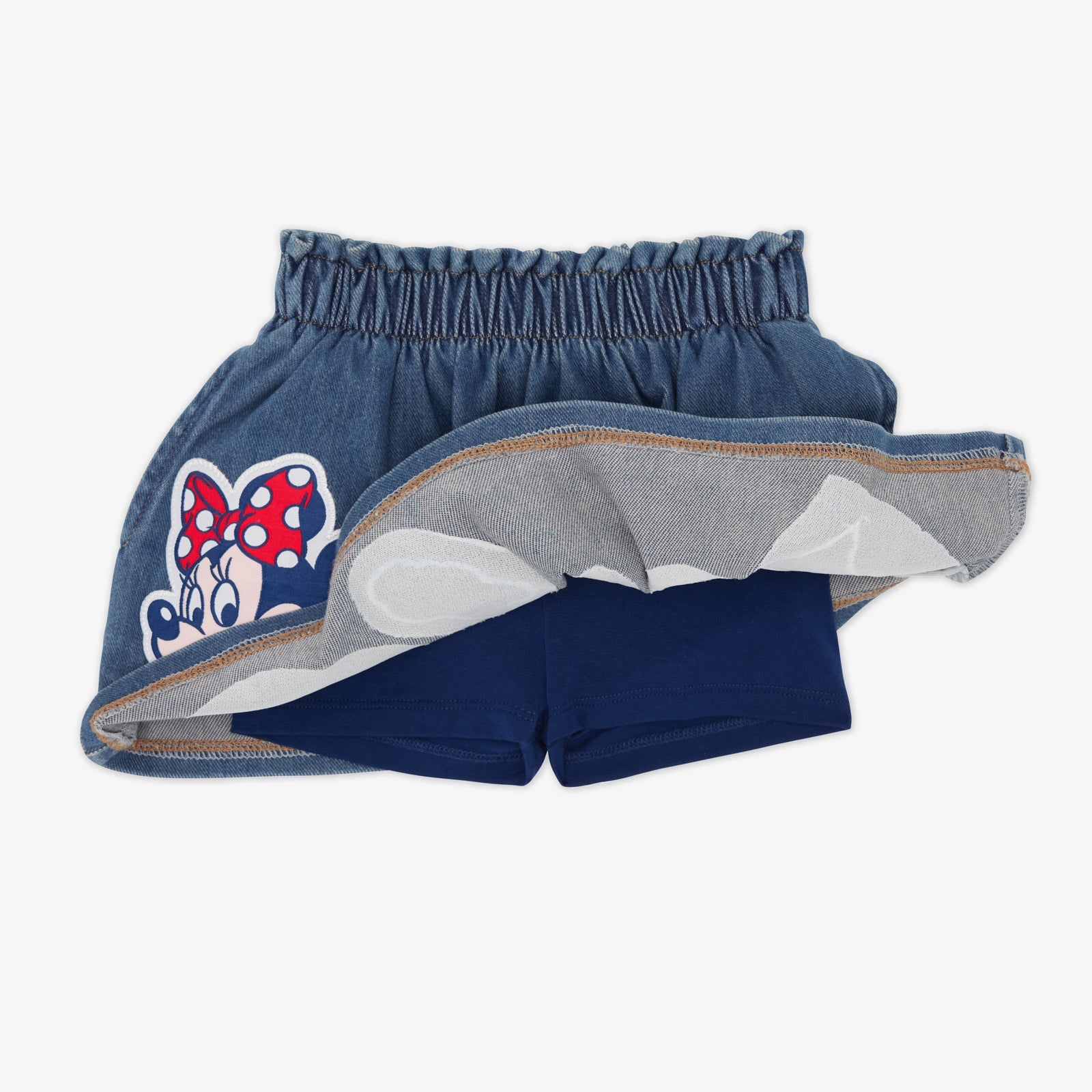 Disney Mickey Patch Denim Skort