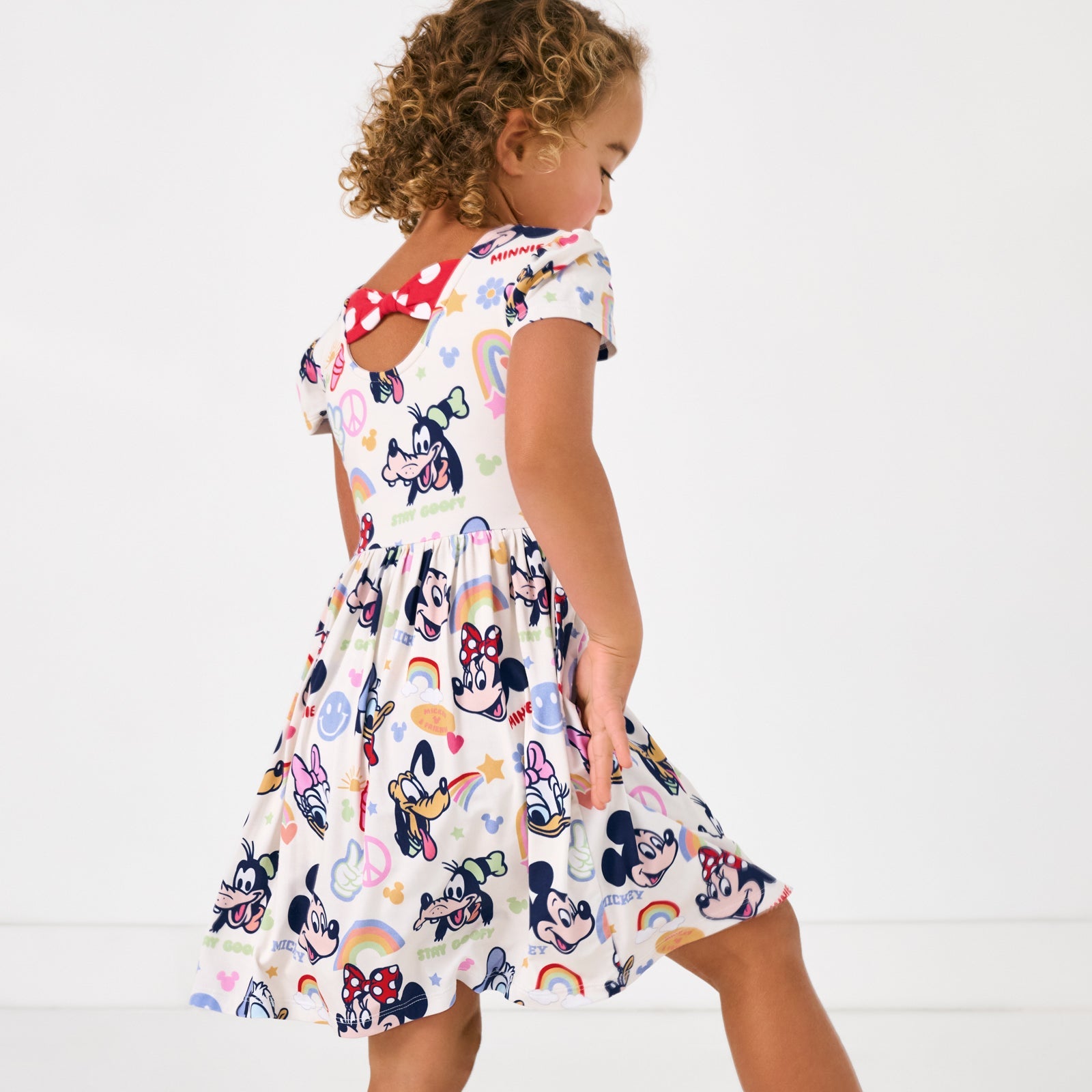 Disney Mickey's Clubhouse Bow Back Skater Dress