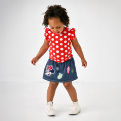 Disney Minnie Polka Dot Flutter Tee