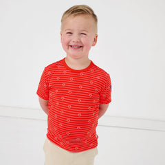 Disney Mickey Stripe Relaxed Tee