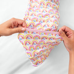 Pastel Rainbows Infant Gown